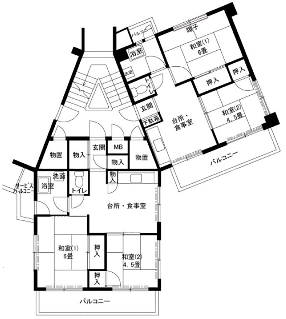 週刊4.5畳 VOL.7 住んでみたい！ 珍しい団地の間取りランキング - うちまちだんち