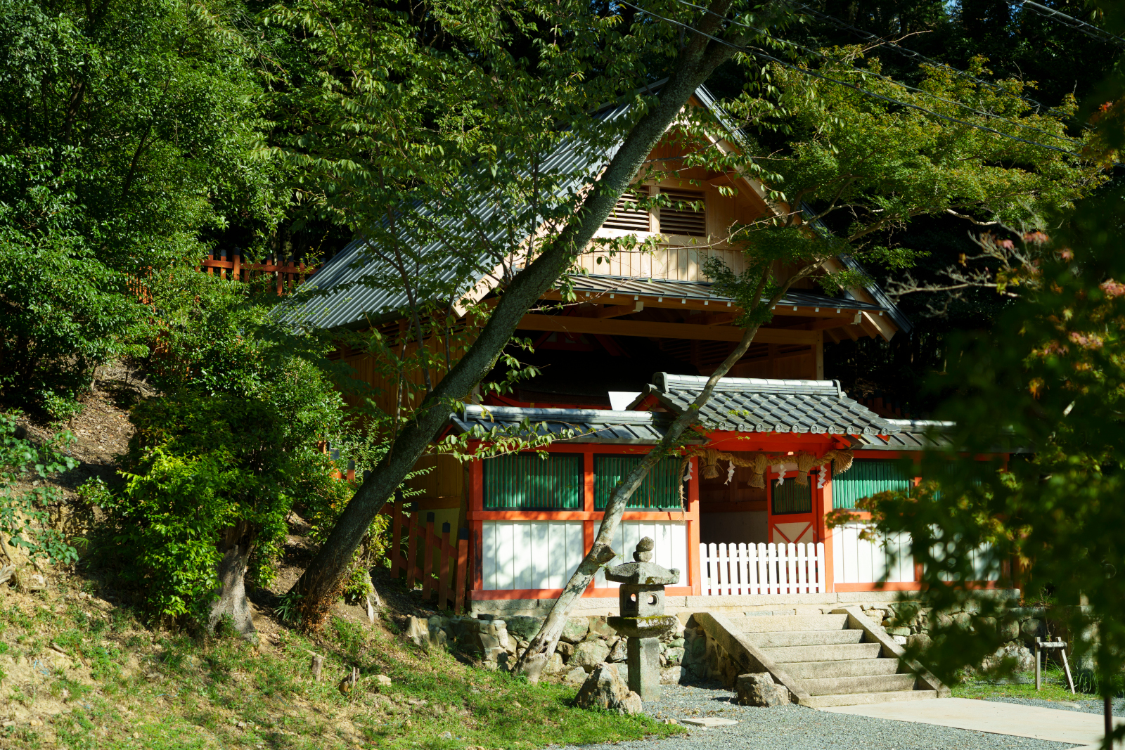 京都市西京区大原野にある大原野神社の若宮社