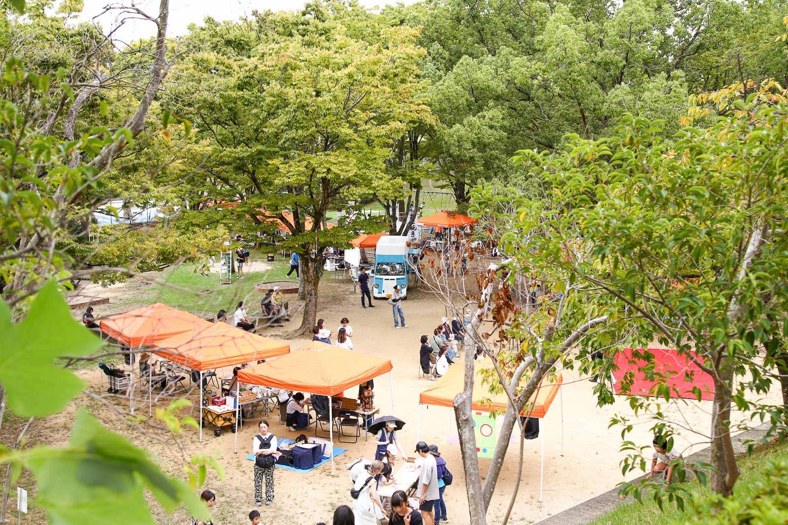 大阪府富田林市にある金剛中央公園で行われた「Park Day2024」イベント風景