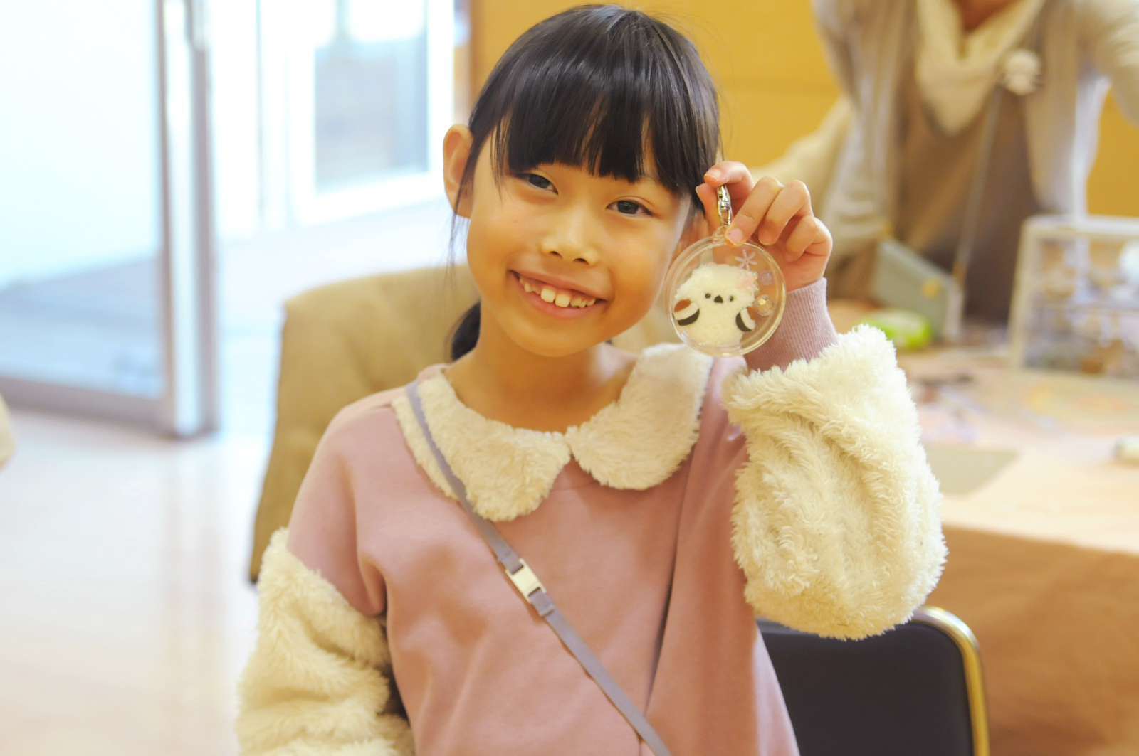 シャレール東豊中の新たな試み「マルシェ・ツクル・ゼミ」イベント「どんぐりまるしぇinぼん・しゃれーる」の「pelangi*m」イベント風景