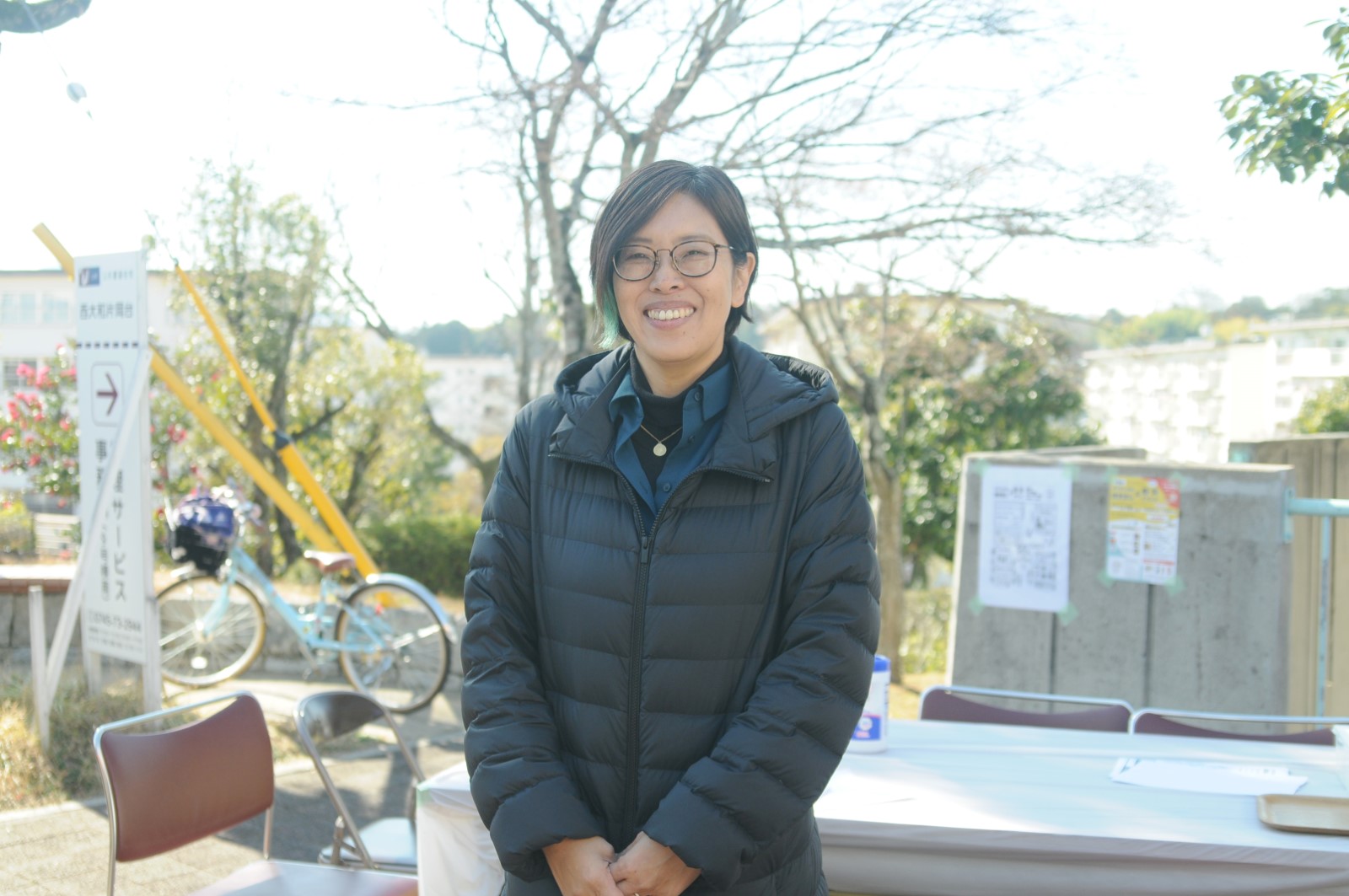 防災指導担当の沖本さん