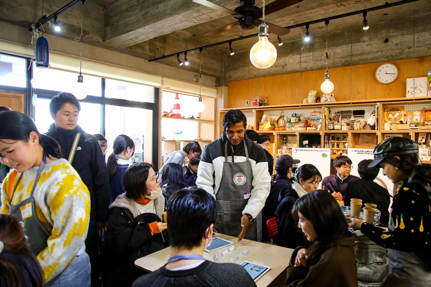 わっくCaféの店内