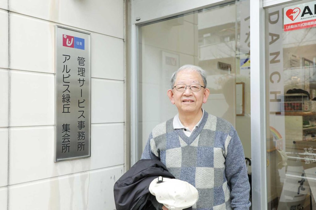 モルック体験は、アルビス緑丘自治会長の○○さんが企画。近々、UR団地対抗のモルック大会も開催するそう。