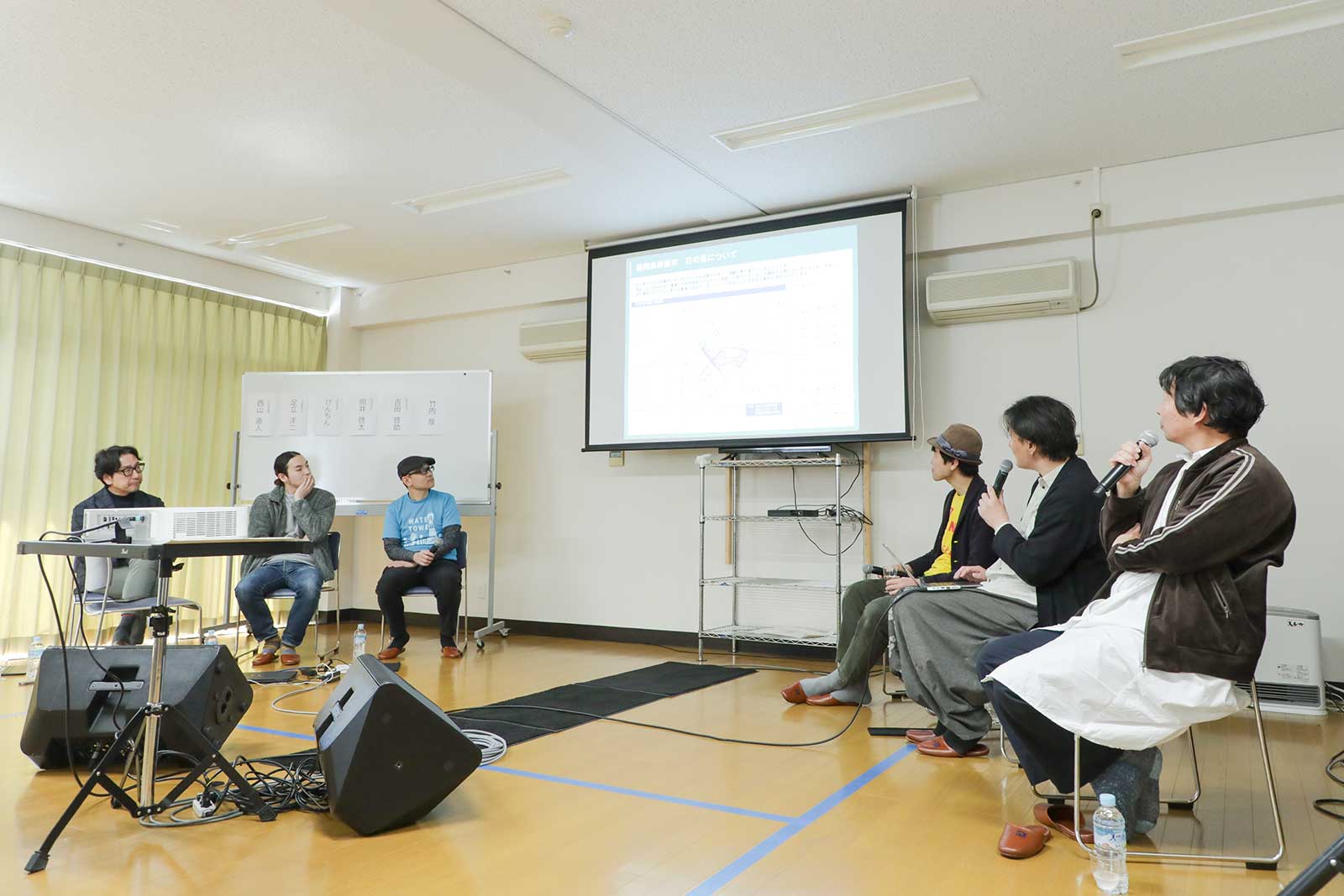 乾杯トークの登壇者たち