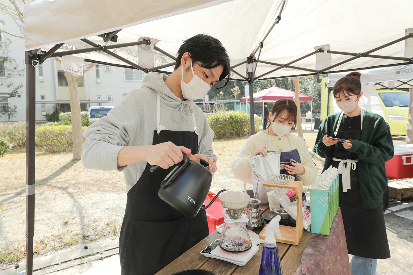 イベント会場に出店したOAK café（オークカフェ）