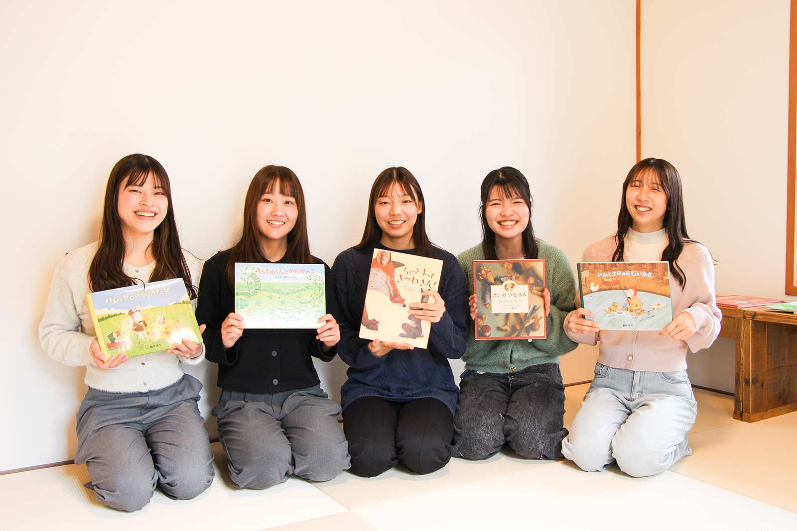 京都女子大学との協働プロジェクト、改修チームの学生たち