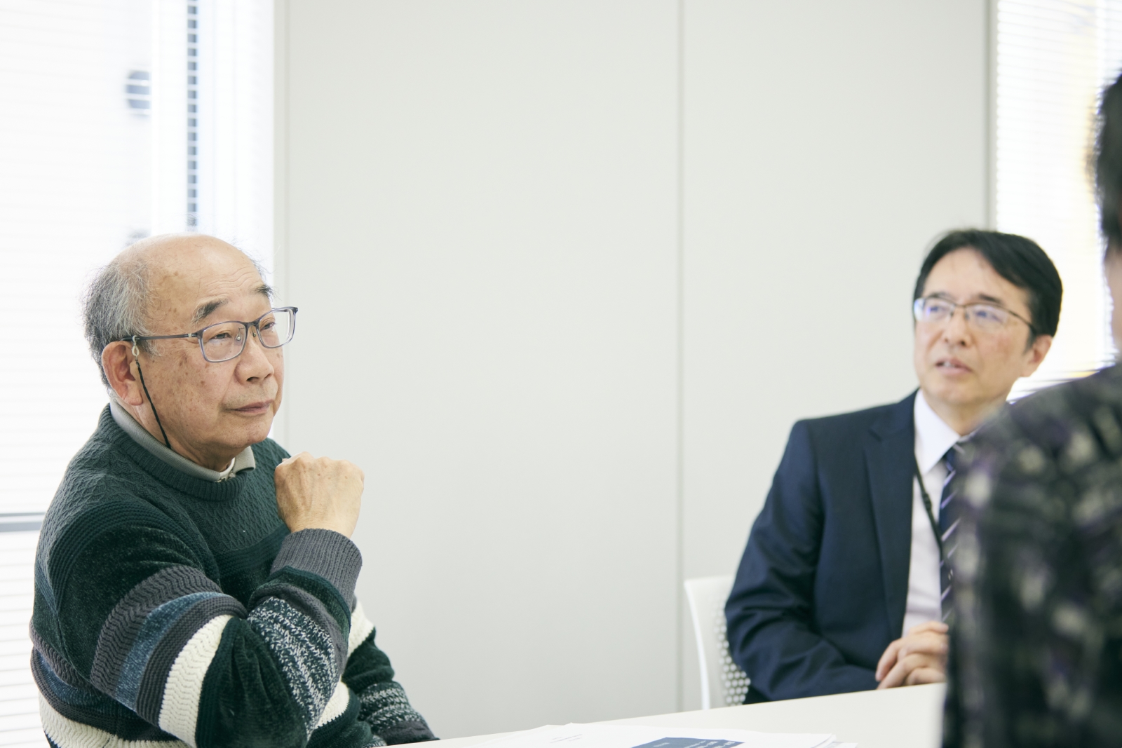 竹本俊平さんとUR都市機構 西日本支社 ストック事業推進部の田邉豪二さん