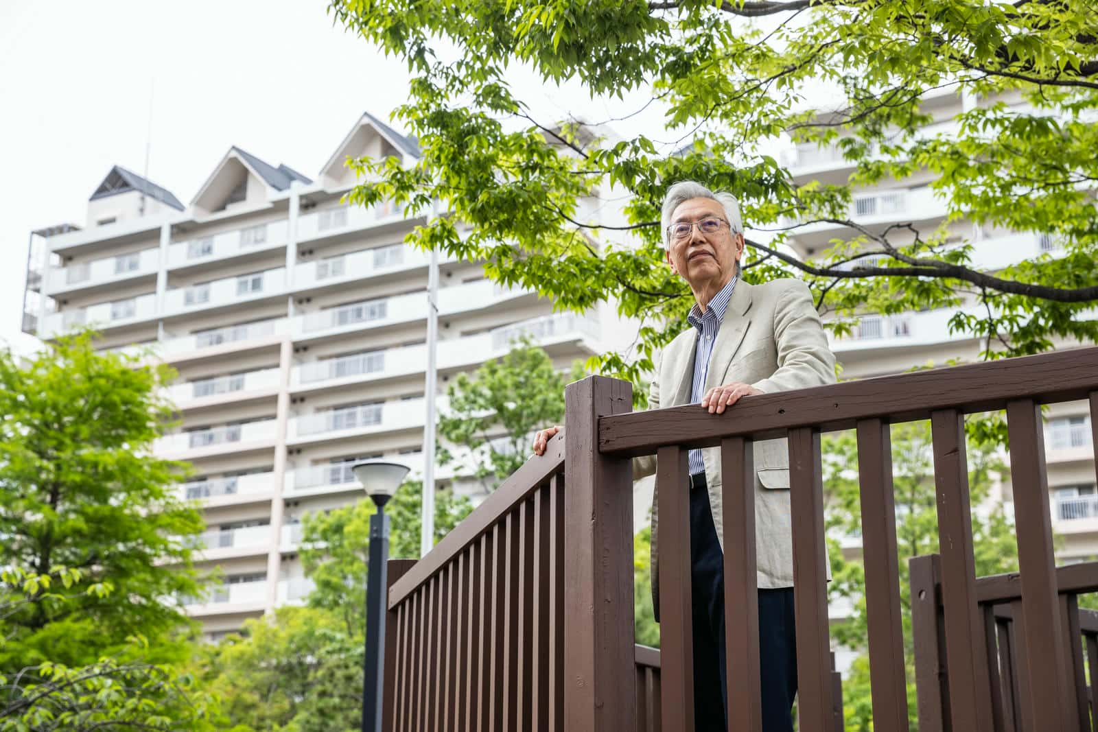 復興住宅計画にたずさわった山下さん近影