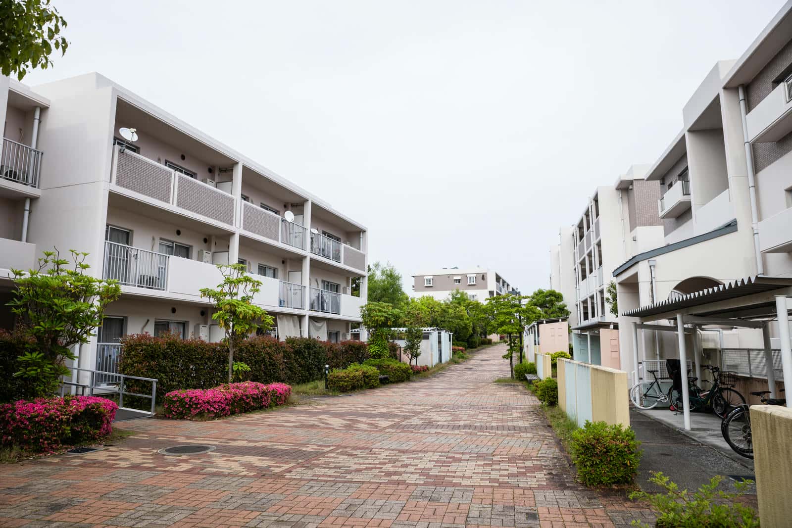 フレール宝塚御殿山団地の風景