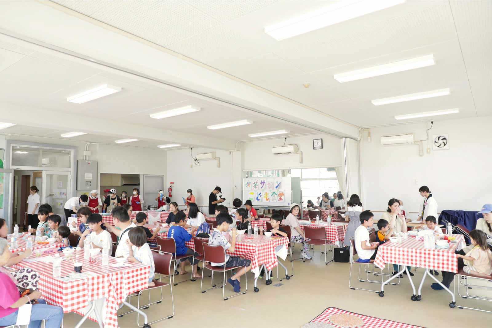 白鷺団地で行われた「DANCHIつながるーむ～夏休みは団地で楽しもう～」イベントの様子