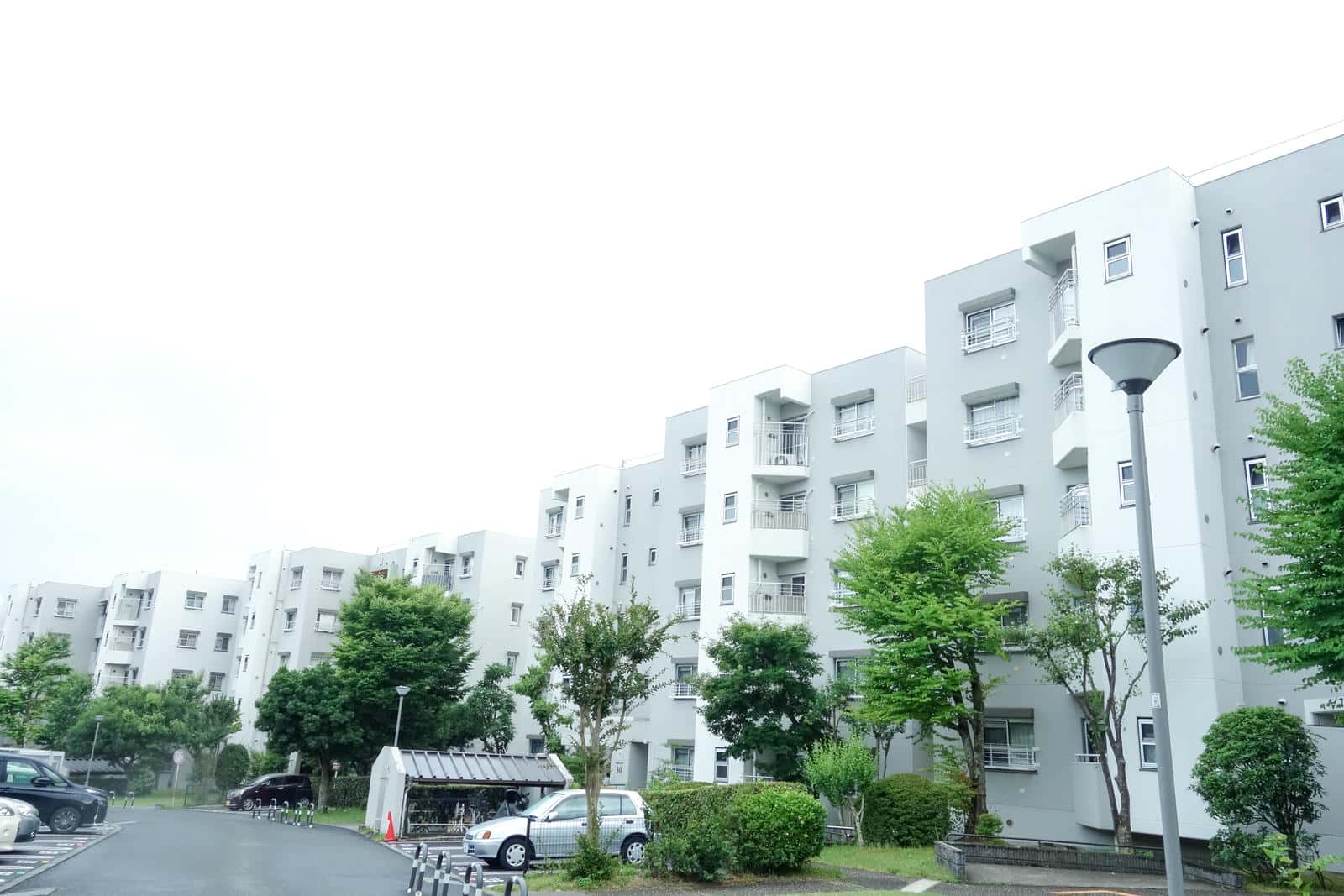 平城右京団地の外観