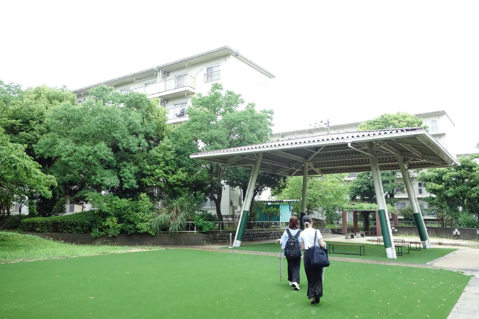 泉北茶山台二丁団地にある土俵広場