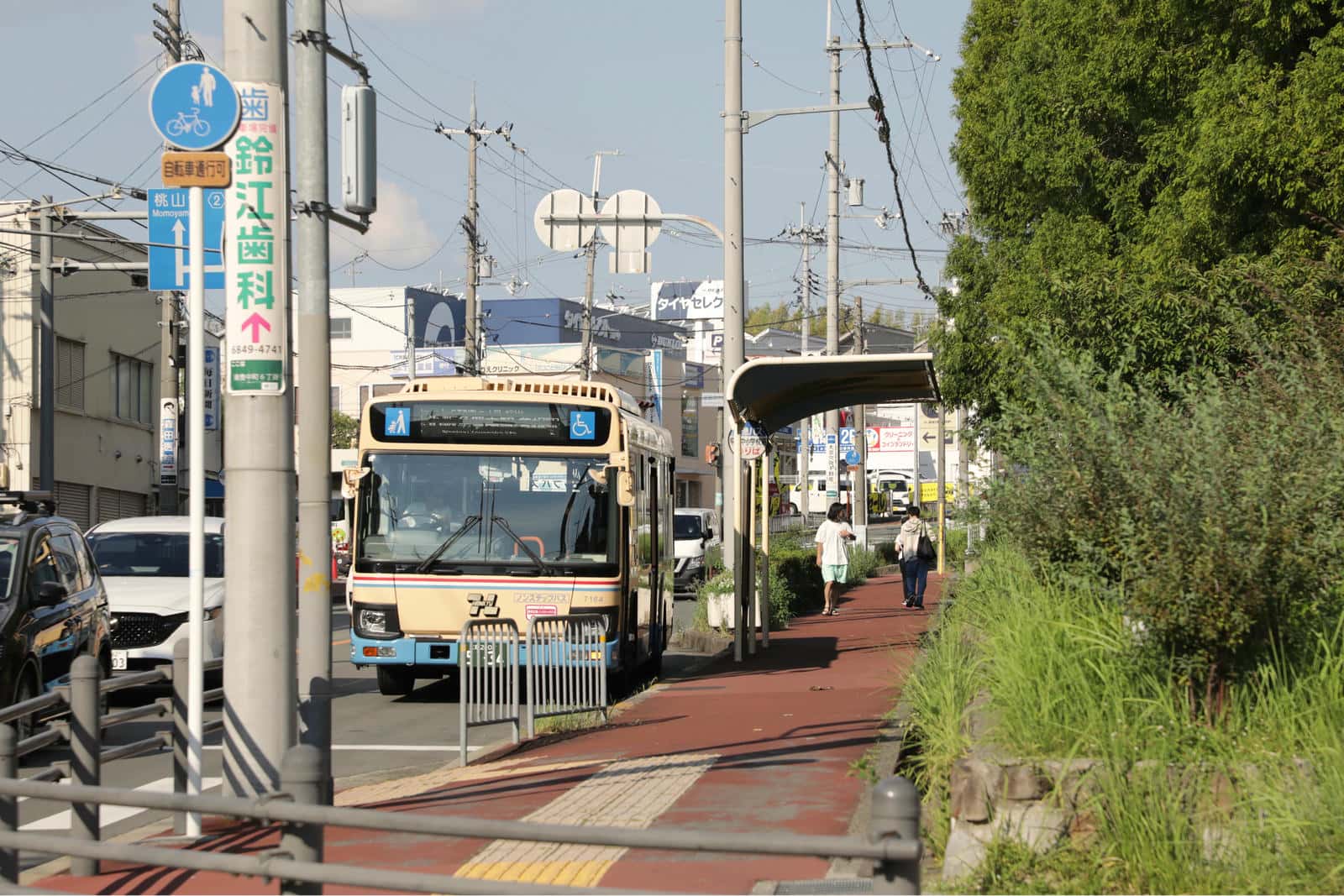 シャレール東豊中団地周辺にあるバス停