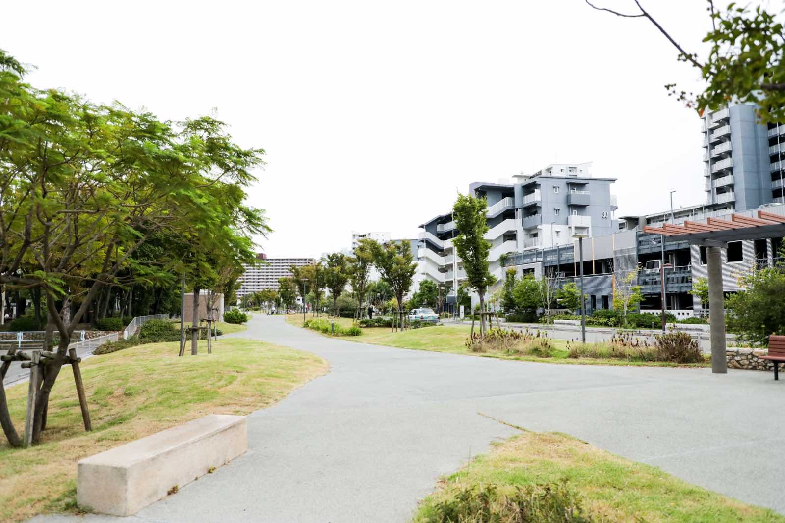 浜甲子園なぎさ街の敷地風景