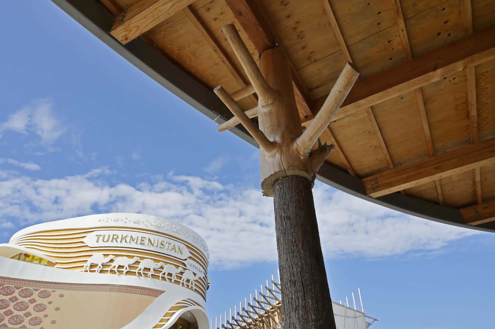 奈良・吉野の「磨き丸太」