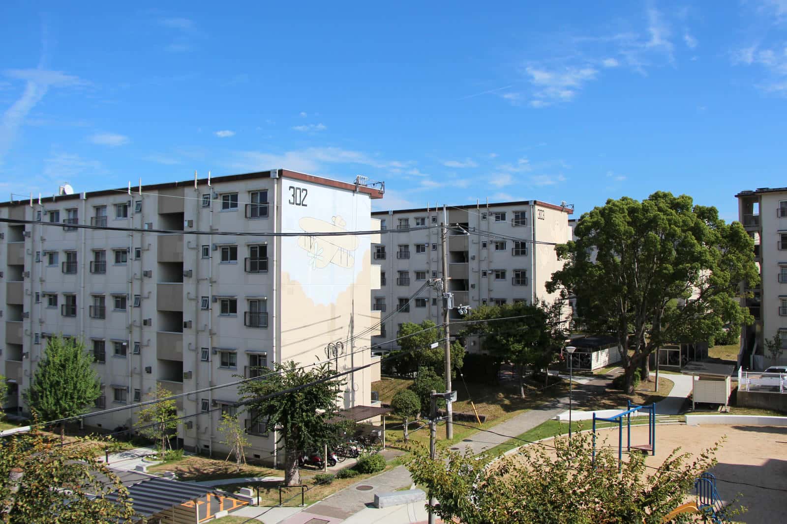 金剛団地の外観