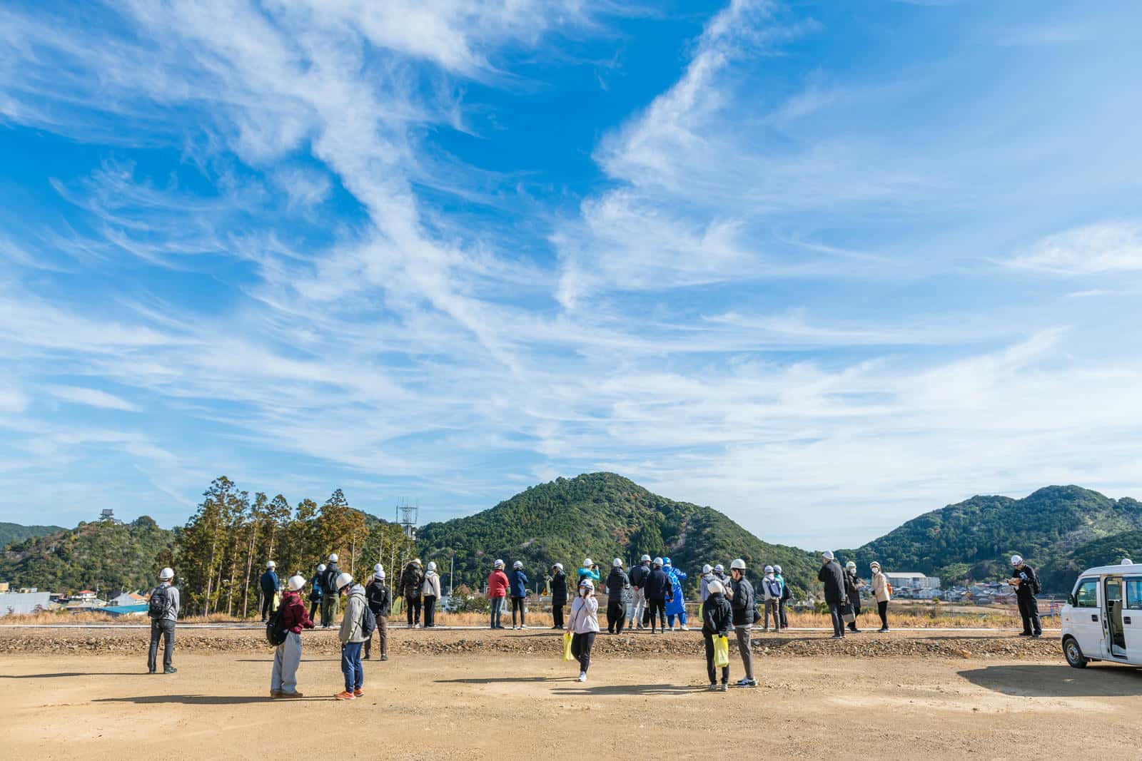 徳島県美波町で高台整備中から防災体験!?～歩いて体感する、地震が起き